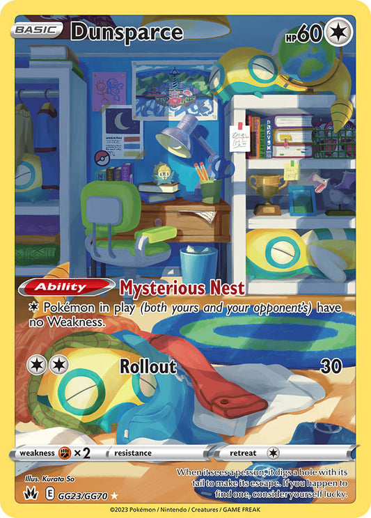Dunsparce #GG23/GG70 Cenit Supremo 2023 Casi Perfecto