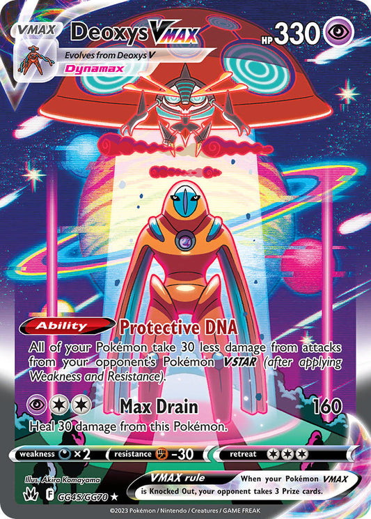 Deoxys VMAX #GG45/GG70 Cenit Supremo 2023 Casi Perfecto