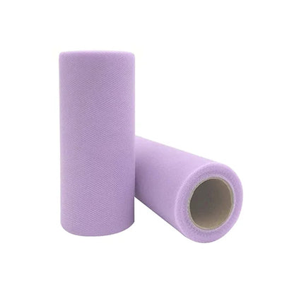 25-Yard Tulle Fabric Roll – 15cm Organza Ribbon for Weddings, Baby Showers, Crafts & Party Decorations