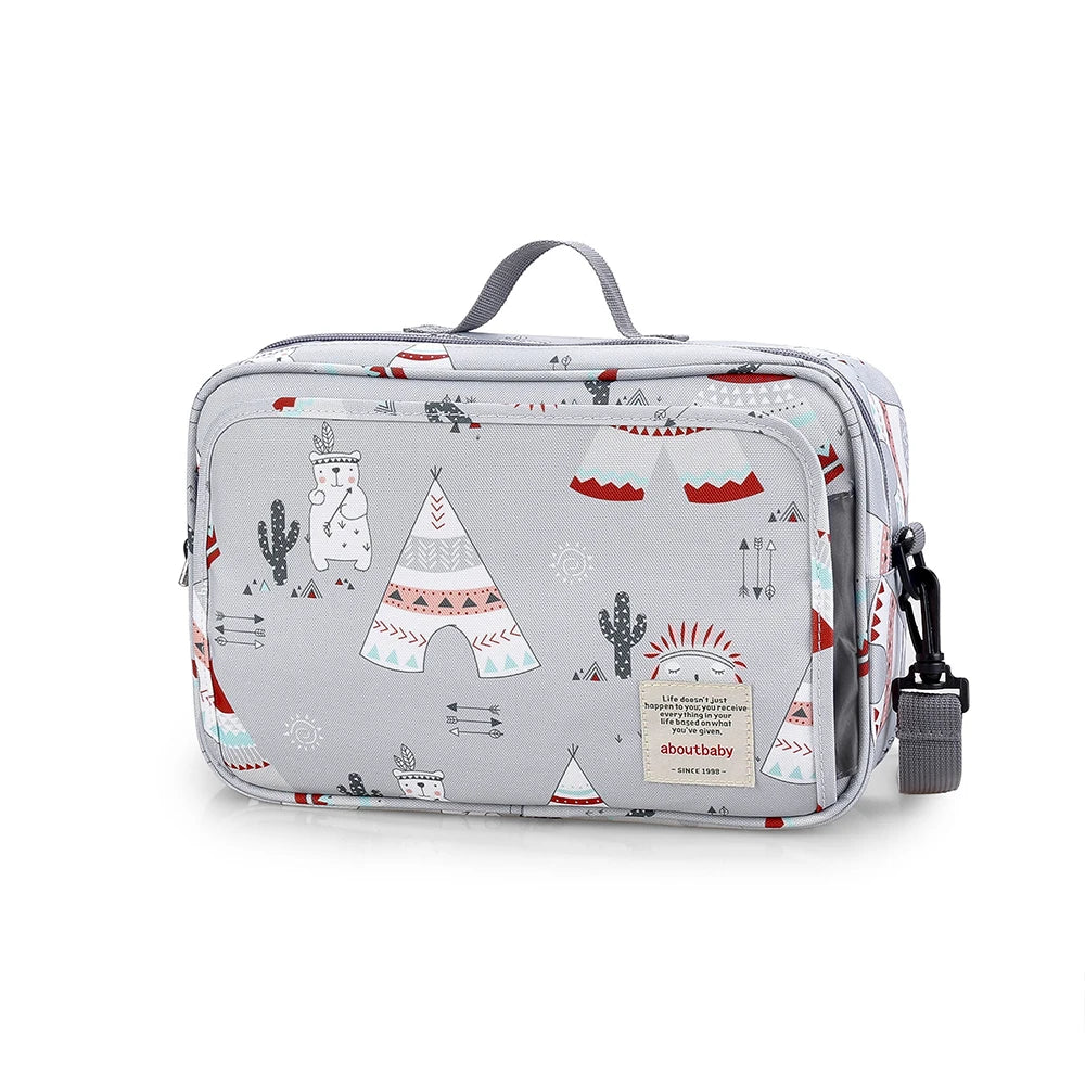 Waterproof Baby Stroller Organizer Bag Multi-Function Diaper & Bottle Storage Travel Mummy Bag