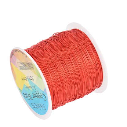 Alambre de Cobre para Joyería Resistente al Deslustre (0.3mm, 0.4mm y 0.5mm) – Alambre para Cuentas de Manualidades para Fabricación de Joyas y Artesanías DIY
