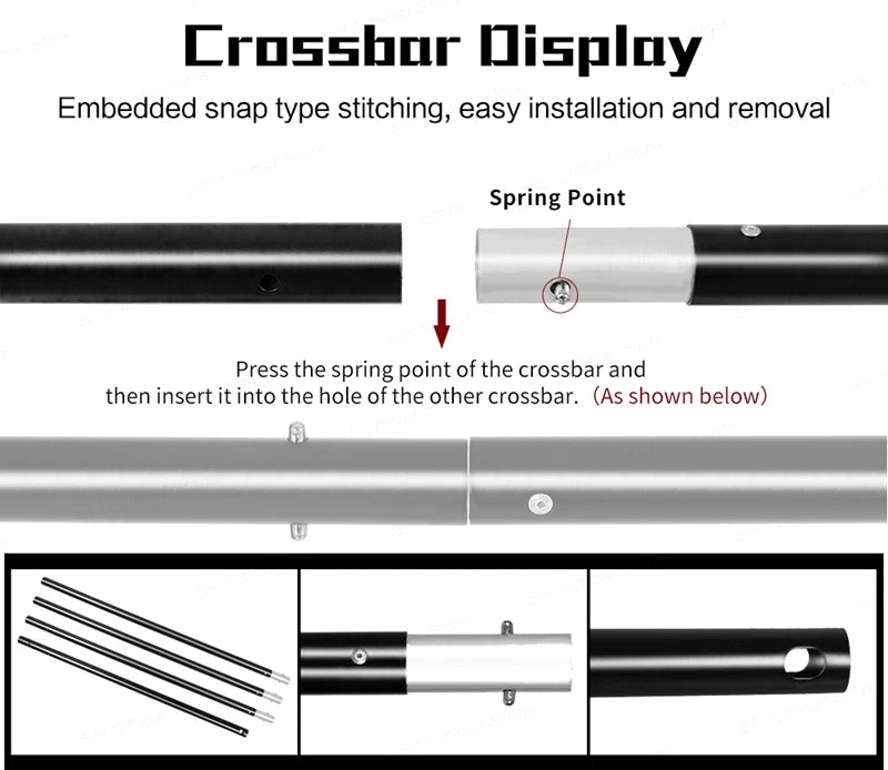 Photography Backdrop Stand Kit – Photo Studio Background Support System with Carry Bag