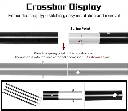 Photography Backdrop Stand Kit – Photo Studio Background Support System with Carry Bag