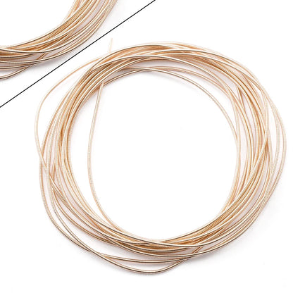 Fil de broderie de lingots de cuivre de 10 g – Fil de lingots français rigide pour le cannetille, la broderie d'insignes, la fabrication de bijoux et les loisirs créatifs