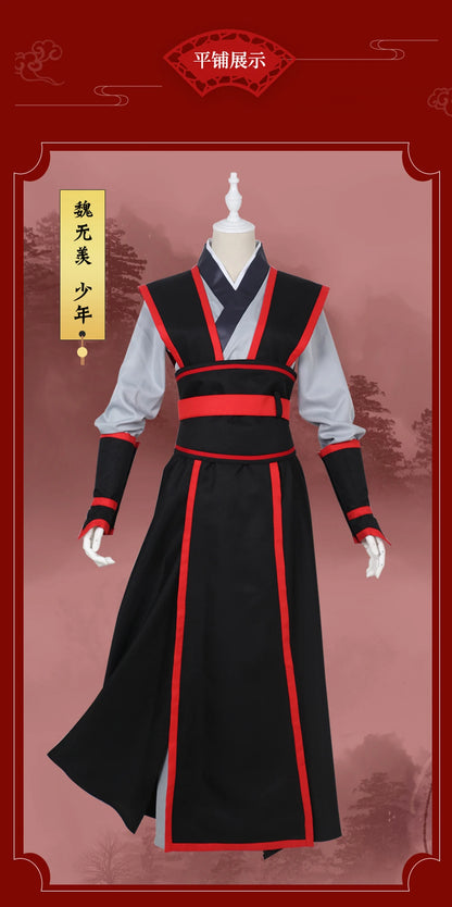 Wei Wuxian Inspired Cosplay Costume – Grandmaster of Demonic Cultivation Anime Roleplay Outfit for Men
