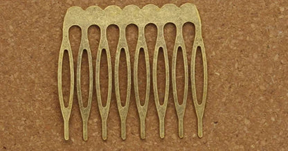 Set de 10 Horquillas y Peinetas para Novia – Accesorios Nupciales de Rodio, Bronce y Oro | Elegante Joyería de Alambre para el Cabello de Novias