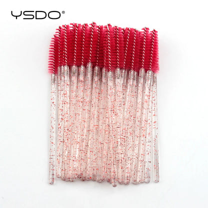 5/50 brosses à cils – Brosses à mascara jetables, outils d'extension de faux cils, brosses applicateurs de type goupillon pour le maquillage, la beauté et les cosmétiques