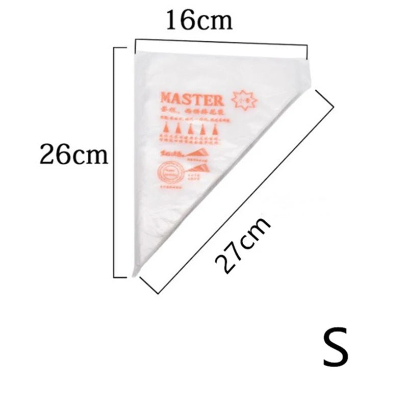 Poches à Douille Jetables – 20/50/100pcs Sacs à Glaçage pour Décoration de Gâteaux, Outils de Pochage Crème et Glaçage, Fournitures de Décoration Cupcakes & Desserts, Accessoires de Cuisson de Cuisine