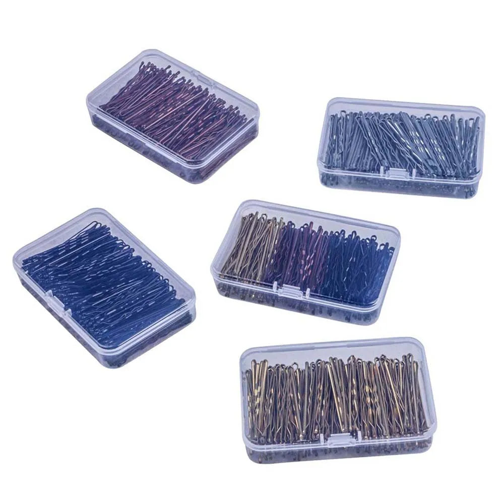 Juego de horquillas metálicas de 150 piezas para mujer – Pasadores y horquillas de peinado para bodas, peinados rizados y ondulados