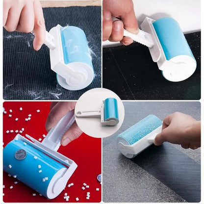 Reusable Pet Hair Remover Roller – Washable Sticky Lint Roller for Clothes, Furniture, Carpet & Sofa