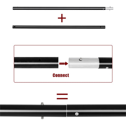 Photography Backdrop Stand Kit – Photo Studio Background Support System with Carry Bag