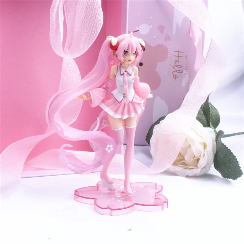 Hatsune Miku Anime Figure – Virtual Singer Manga Statue Figurine Model Toy for Desk Decoration, Cake Topper & Gift