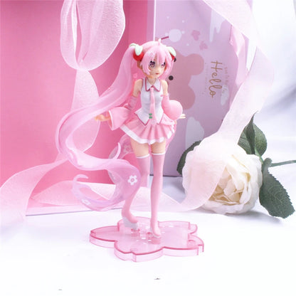 Hatsune Miku Anime Figure – Virtual Singer Manga Statue Figurine Model Toy for Desk Decoration, Cake Topper & Gift