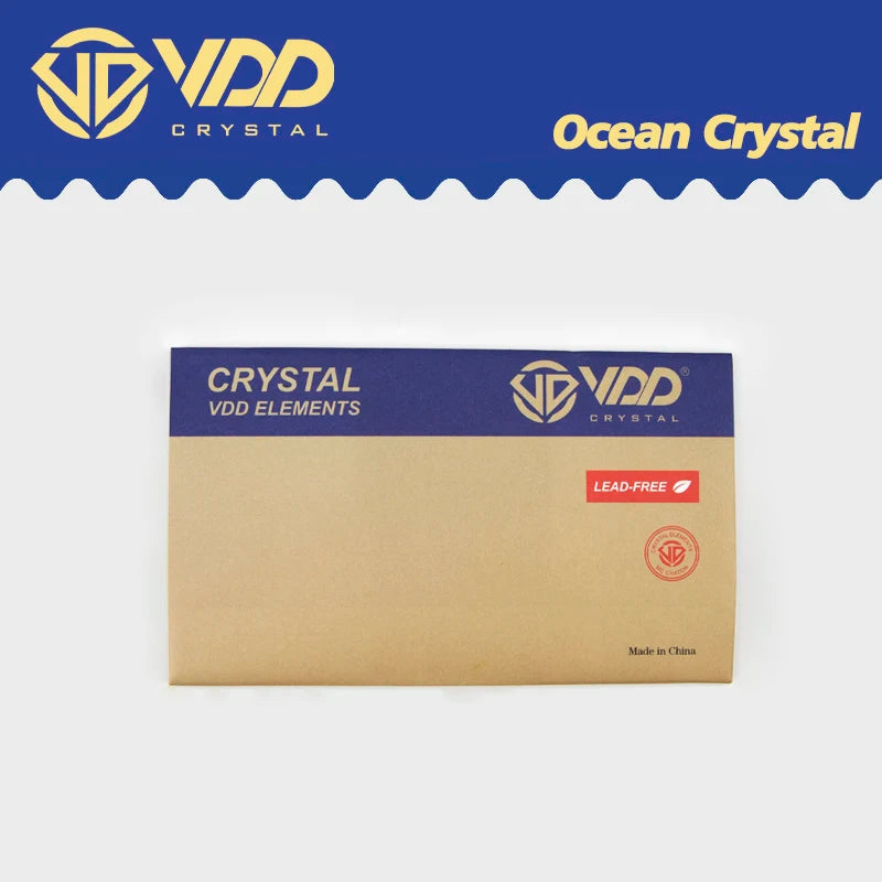 VDD 2088 Crystal Flower Nail Rhinestones – Non-Hotfix 8 Big & 8 Small Flatback Gems for Nail Art & DIY Decorations