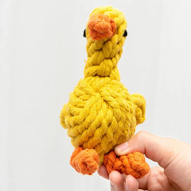 1PC Bite-Resistant Dog Chew Toy – Rope Knot Ball for Teeth Cleaning, Puppy Play, Chewing & Interactive Pet Fun