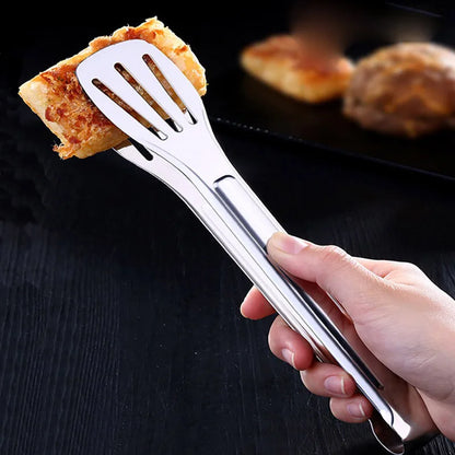Pinzas de Cocina de Acero Inoxidable – Pinzas Resistentes al Calor para Servir, BBQ, Pan y Ensaladas