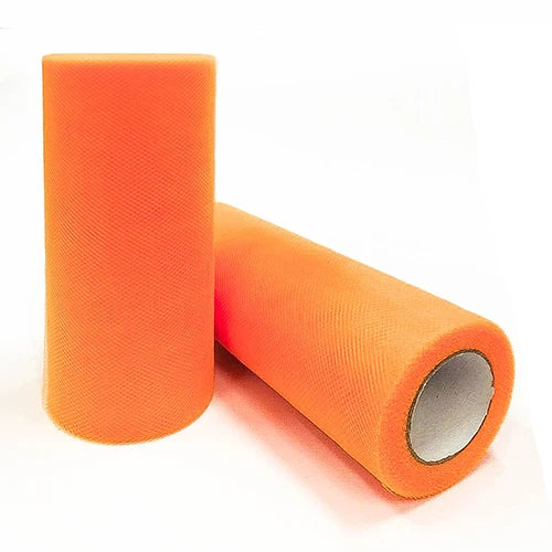 25-Yard Tulle Fabric Roll – 15cm Organza Ribbon for Weddings, Baby Showers, Crafts & Party Decorations