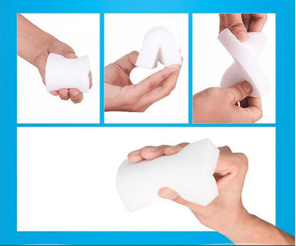 Éponge nettoyante en mélamine – Gomme magique en mousse pour le nettoyage de la cuisine, de la salle de bain et du bureau, tampon récurant polyvalent anti-taches 100 × 60 × 15 mm, 100 pièces
