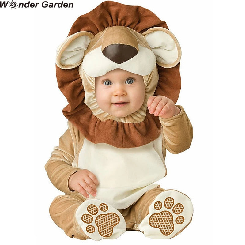 Wonder Garden Baby Animal Costume for Boys and Girls, Cute Cosplay Dress-Up Outfit for Christmas, Halloween, Purim, Birthday Parties and Holidays