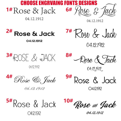 Personalized Wooden Jewelry Box with Custom Engraving for Rings, Earrings, Bracelets, Wedding Proposals & Gift Packaging
