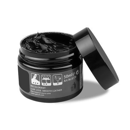 Leather Repair Kit for Car Seats & Furniture – Liquid Leather Recoloring Balm for Scratches, Cracks, Tears & Restoration