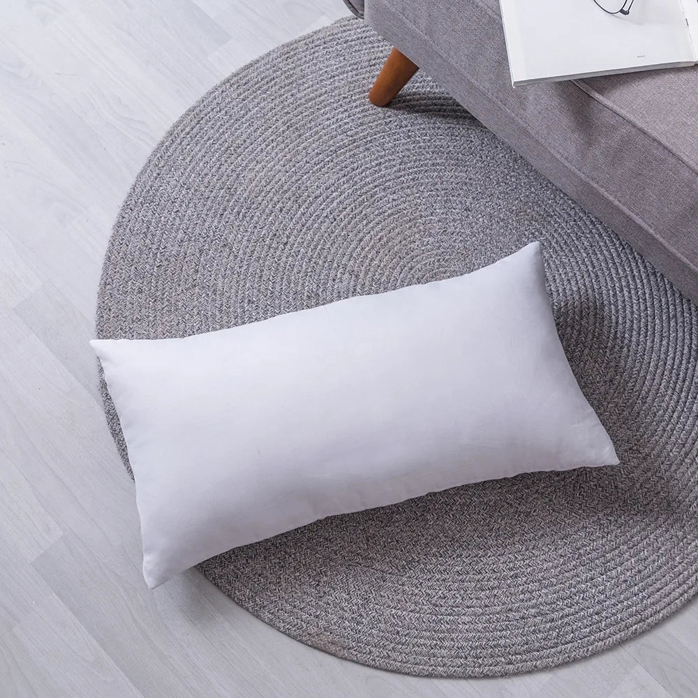 Relleno prémium blanco para cojín decorativo - Suave relleno con efecto rebote para sofá, cama, silla y coche (varios tamaños)