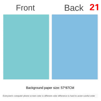 Tablero de fondo fotográfico de doble cara 57 × 87 cm – Fondo de color liso para fotografía de producto y recién nacido