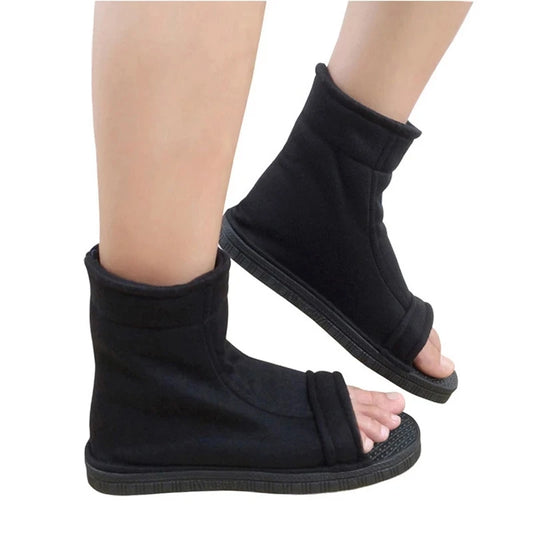 Zapatos de cosplay de anime – Calzado unisex | Botas y sandalias de algodón suave negras / azules / blancas (disfraz de Halloween / Navidad / fiesta)