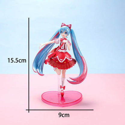 Hatsune Miku Anime Figure – Virtual Singer Manga Statue Figurine Model Toy for Desk Decoration, Cake Topper & Gift
