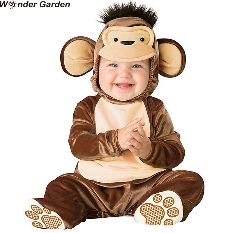 Wonder Garden Baby Animal Costume for Boys and Girls, Cute Cosplay Dress-Up Outfit for Christmas, Halloween, Purim, Birthday Parties and Holidays