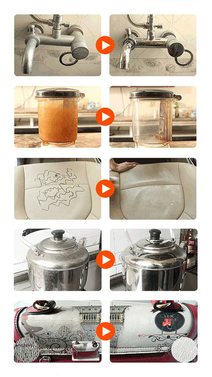 Éponge nettoyante en mélamine – Gomme magique en mousse pour le nettoyage de la cuisine, de la salle de bain et du bureau, tampon récurant polyvalent anti-taches 100 × 60 × 15 mm, 100 pièces