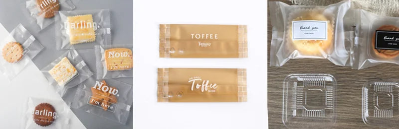 LBSISI Life Transparent Candy Bags – Clear Plastic Gift Bags with Wire Tie for Cookies, Bread, Chocolate, Snacks & Party Packaging
