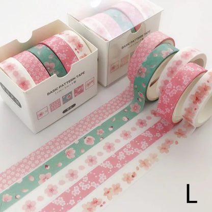 5PCS Moon & Star Washi Tape Set – Starry Night Decorative Adhesive Tape for Scrapbooking, Journaling, Diary & Stationery DIY Crafts