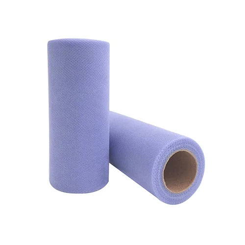 25-Yard Tulle Fabric Roll – 15cm Organza Ribbon for Weddings, Baby Showers, Crafts & Party Decorations
