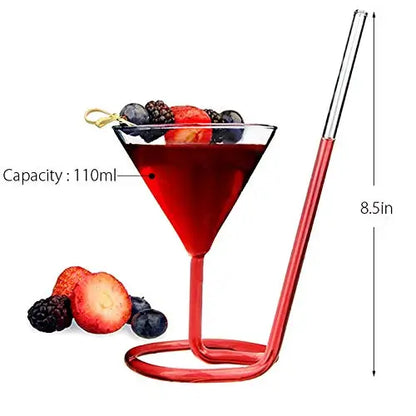 Creative Animal-Shaped Cocktail Glass, Porcupine Fish Swan Rose Octopus Bird Design Drinking Cup, Novelty Bar Drinkware for KTV, Night Parties and Gifts
