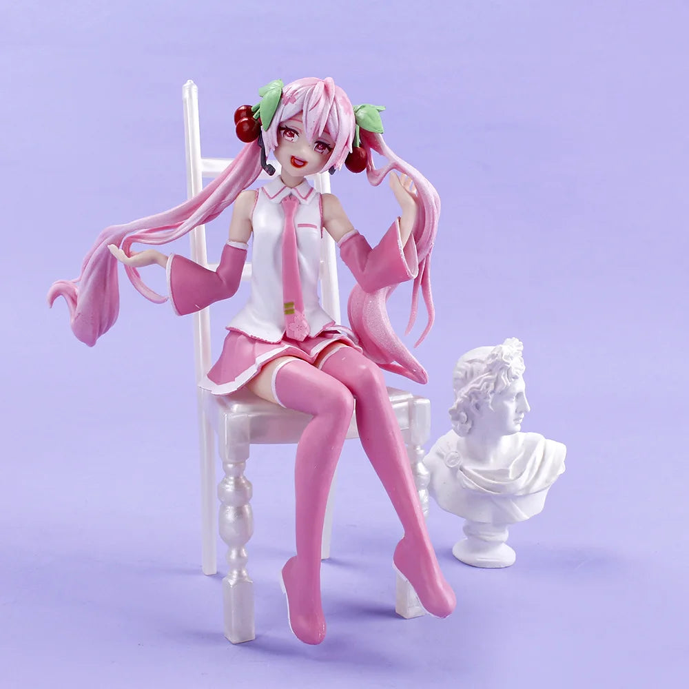 Hatsune Miku Anime Figure – Virtual Singer Manga Statue Figurine Model Toy for Desk Decoration, Cake Topper & Gift