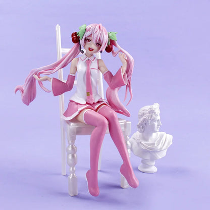 Hatsune Miku Anime Figure – Virtual Singer Manga Statue Figurine Model Toy for Desk Decoration, Cake Topper & Gift