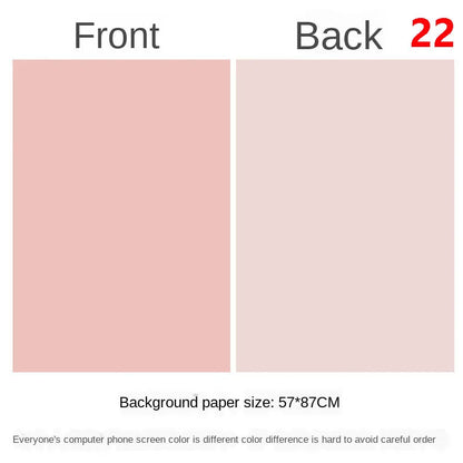 Tablero de fondo fotográfico de doble cara 57 × 87 cm – Fondo de color liso para fotografía de producto y recién nacido