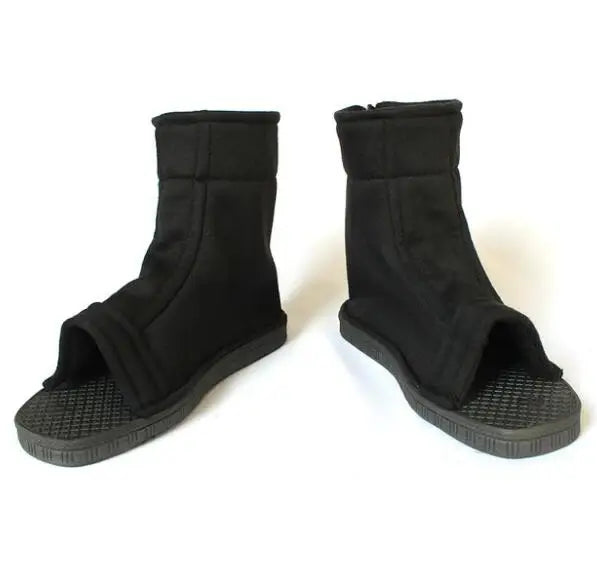 Anime Cosplay Shoes – Unisex Footwear | Black / Blue / White Soft Cotton Boots & Sandals (Halloween / Christmas / Party Costume)