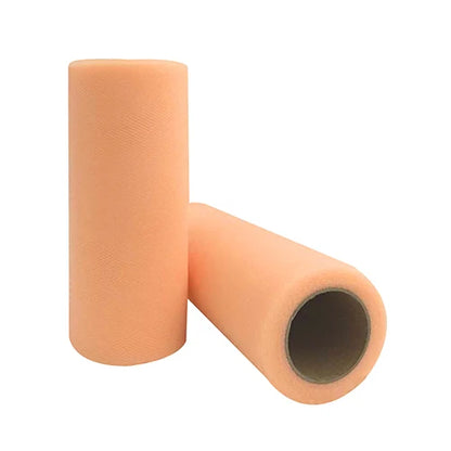 25-Yard Tulle Fabric Roll – 15cm Organza Ribbon for Weddings, Baby Showers, Crafts & Party Decorations