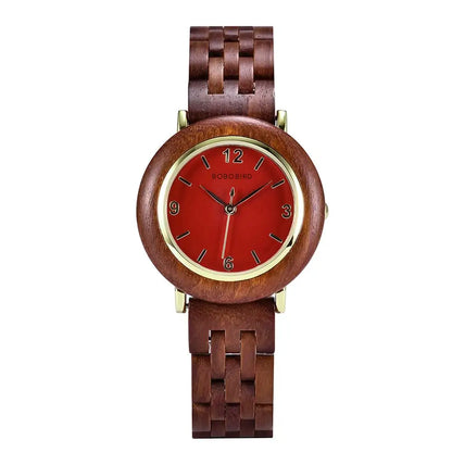 BOBO BIRD Women’s Wooden Wristwatch – Lightweight Natural Wood Watch, Elegant Ladies’ Clock & Anniversary Gift for Her