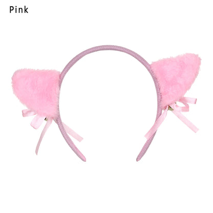 Cute Plush Cat Ear Hair Clips, Fluffy Sweet Lolita Anime Cosplay Hairpins, Kawaii Cartoon Animal Hair Accessories for Girls, Costume Parties, and Everyday Wear