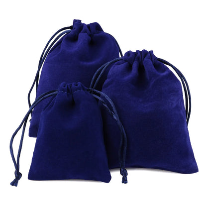 Sachets Cadeaux en Velours (10 pièces) – Pochettes Souples pour Bijoux (Bagues, Boucles d'Oreilles, Colliers), Petits Cadeaux, Faveurs de Mariage et Emballages de Noël