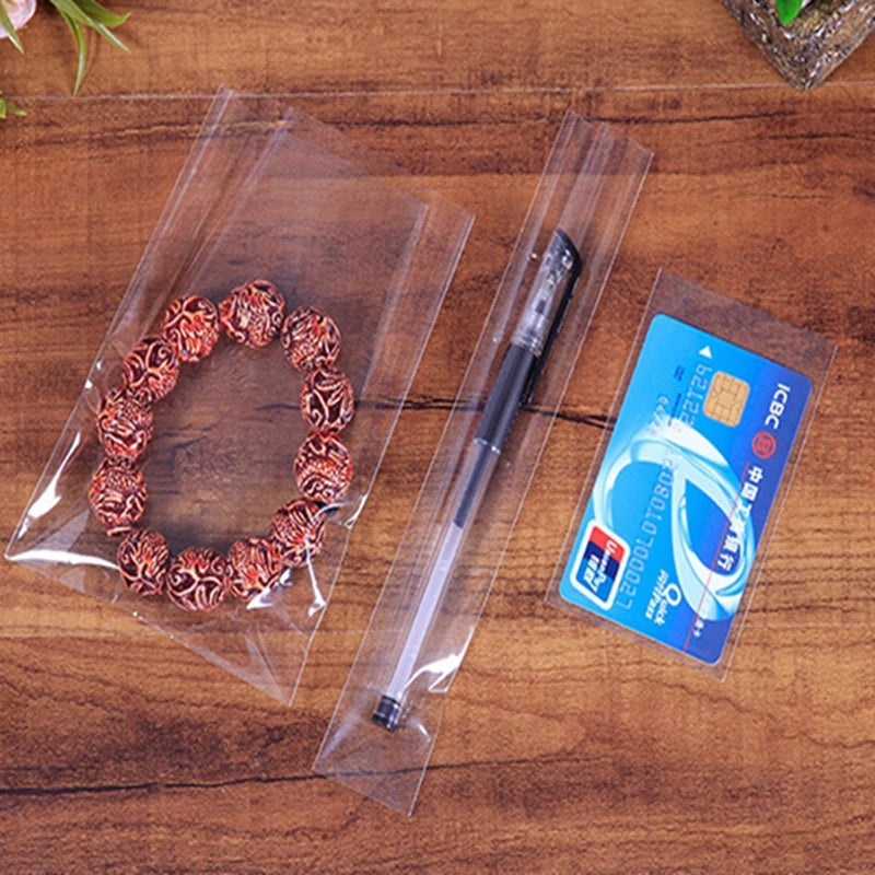 LBSISI Life Transparent Candy Bags – Clear Plastic Gift Bags with Wire Tie for Cookies, Bread, Chocolate, Snacks & Party Packaging