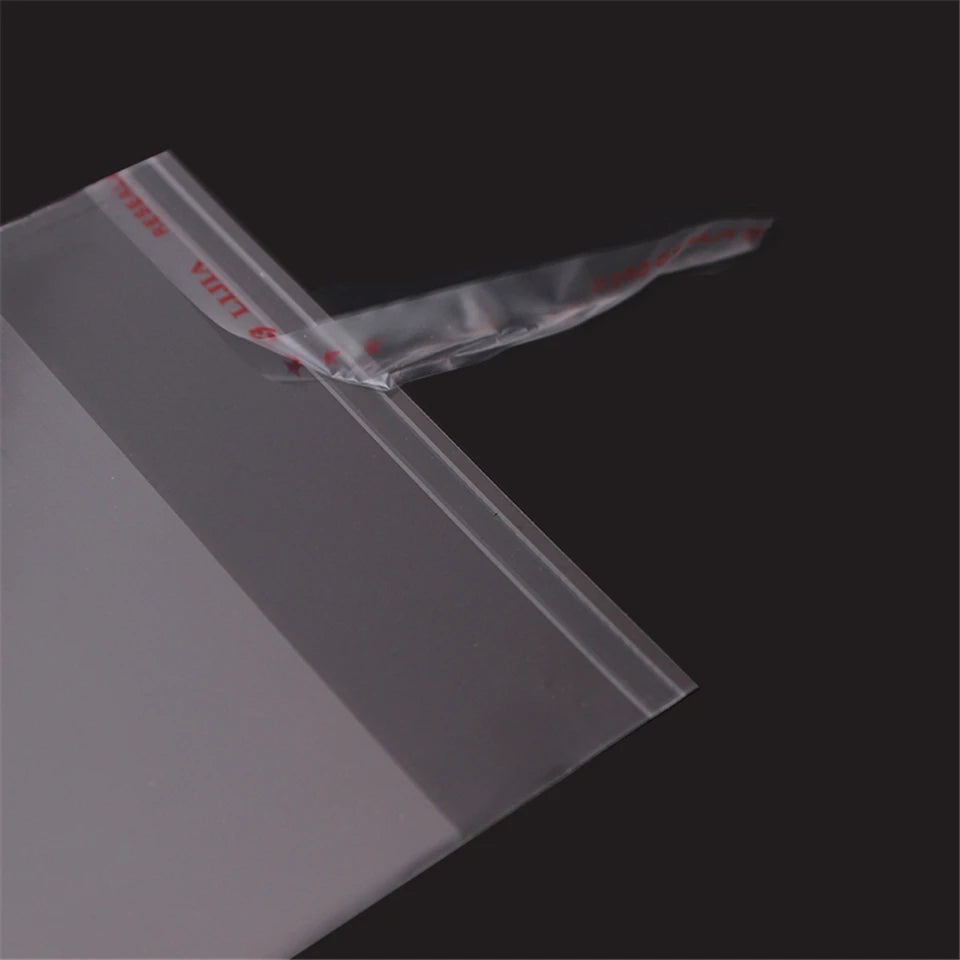 Transparent Self-Adhesive Plastic Bags – Resealable Clear Packaging Pouches for Jewelry, Pens, Candy, Cookies & Small Gift Items