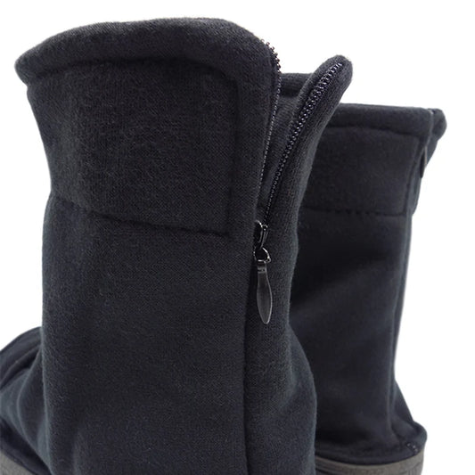 Zapatos de cosplay de anime – Calzado unisex | Botas y sandalias de algodón suave negras / azules / blancas (disfraz de Halloween / Navidad / fiesta)