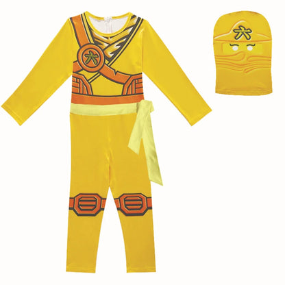Ninja Cosplay Costume – Anime Carnival Outfit for Boys (Ages 4–10), Fantasy Dress-Up Suit for Halloween & Party