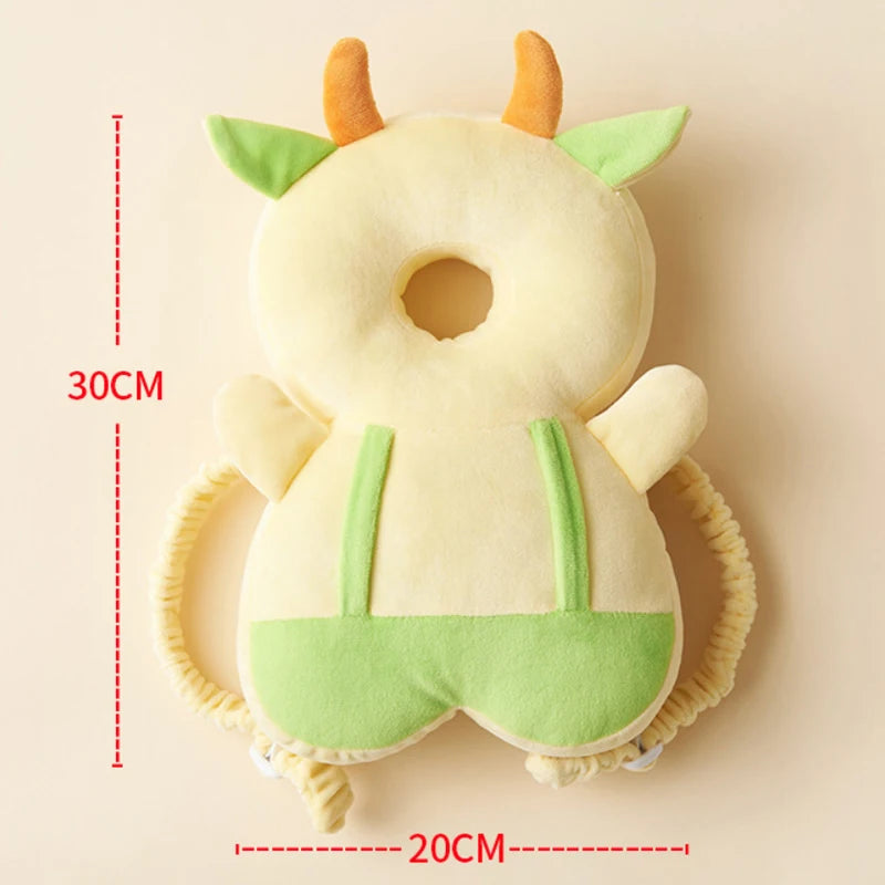 Mochila protectora de cabeza para bebé – Cojín de seguridad de abeja ángel para 1-3 años, almohada protectora anticaída
