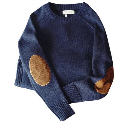 2025 Men’s Oversized Wool Knit Sweater – Thick O-Neck Loose Pullover for Autumn Casual Harajuku Streetwear, Sizes M–5XL