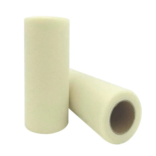 25-Yard Tulle Fabric Roll – 15cm Organza Ribbon for Weddings, Baby Showers, Crafts & Party Decorations